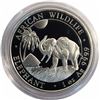 Image 1 : Somali Republic 2017 100 Shillings 1 oz Silver Elephant