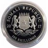 Image 2 : Somali Republic 2017 100 Shillings 1 oz Silver Elephant