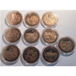 10x United States Bronze Medals