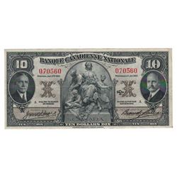 Banque Canadienne Nationale 1935 $10