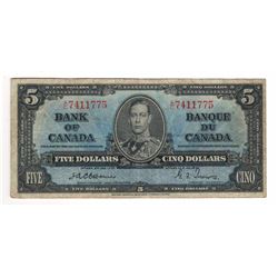 Canada 1937 $5 Osbourne Towers A/C
