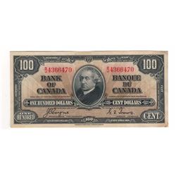 Canada 1937 $100 Coyne Towers B/J