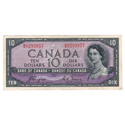 Canada 1954 $10 Devil's Face Coyne Towers D/D