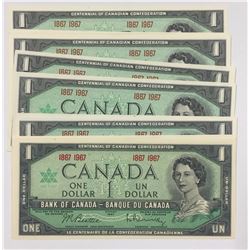 20x Canada 1867 - 1967 Banknotes UNC