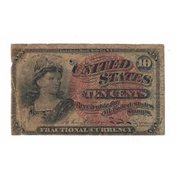 United States 1863 10c Fractional Currency