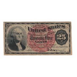 United States 1863 25c Fractional Currency