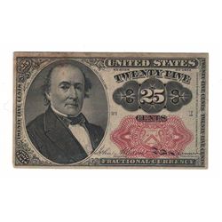 United States 1874 25c Fractional Currency