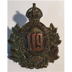 Canada WWI CEF 119th Battalion Badge