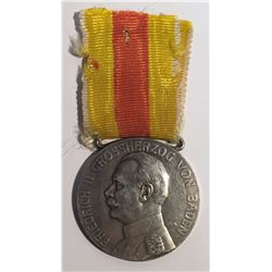 German WWI Baden Civil Medal Of Merit Friedrich II 1908-1916 FUR VERDIENST