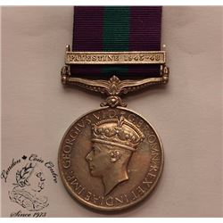 General Service Medal 1918-62 - SJT. E. PITSO. A.P.C