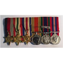WWII 6 Medal Miniature Set