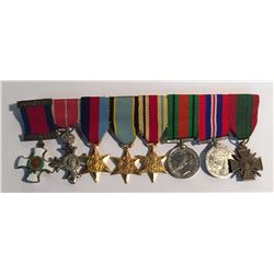 WWII 8 Medal Miniature Set