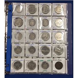 Binder Full of Mostly Canadian Coins