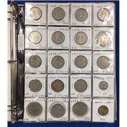 Collection of World Coins In Binder.