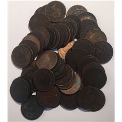 Canada Lot of 63 Victorian Large Cents