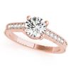1.75 CTW Certified VS/SI Diamond Solitaire Antique Ring 18K Rose Gold - REF-585H6W - 27397