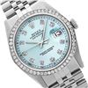 Image 1 : Rolex Ladies Stainless Steel, Diamond Dial & Diamond Bezel, Saph Crystal - REF-355W6K