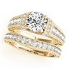 2.11 CTW Certified VS/SI Diamond Solitaire 2Pc Wedding Set Antique 14K Yellow Gold - REF-535X5T - 31