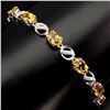 Image 1 : Natural Yellow Citrine 44 Carats Bracelet