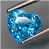 Image 1 : Natural Combodian Blue Zircon Heart 2.85 Cts
