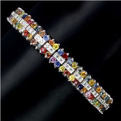 Natural Fancy Sapphire 139 Carats Bracelet