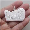 Image 1 : West Coast Native Carved Bear Pendant