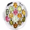 Image 1 : NATURAL AAA MULTI COLOR TOURMALINE 42 Ct Ring