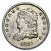 Image 1 : RARE 1831 Half Dime AU-58 Over 180 Years Old