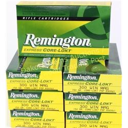 7 full boxes Remington 300 Win Mag 150 grain ammo.  Est. 100-200