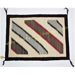 Fred Harvey Navajo rug 23" X 30" showing very good condition, weaver identified as Grace Yazzie on o