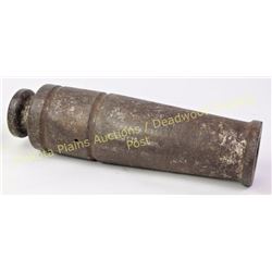 Groenke and Sons Chehalis Washington stamped cannn 19th C, 14" long, of the type used on early front
