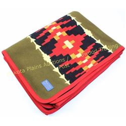 Fine wool blanket by Pendleton Woolen Mills, shows as new condition.  Est. 75-125