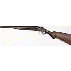 Antique American Gun Co 12 ga. NVSN SXS shotgun with 32" barrels, uncleaned original dark overall pa