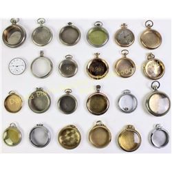 Group of misc. pocket watch covers. Est. 50-100
