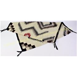 Navajo rug with serrated diamond pattern 29" X 29", very good, no stain, bleed or fray.  Est. 100-17