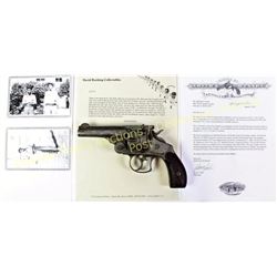 Smith & Wesson DA 1st Model .44 cal. SN 5279 revolver with 4" barrel, back of frame with stamped ini