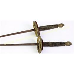 Antique fencing swords. Est. 50-100