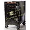 Image 1 : Small antique combo safe, fine original condition including paint and lettering, only 10" X 12" X 17