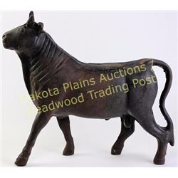 Large cast iron Dempster style bull windmill weight, unmarked, 14" X 12".  Est. 200-400