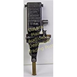 Antique Ideal No. 5 powder measure pat'd date Oct. 1 1895, complete, very good condition.  Est. 25-7
