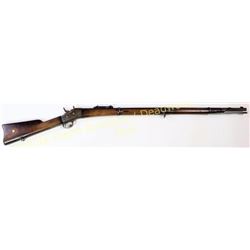 Danish Remington 1897 8mm SN 64627 rolling block rifle with 1896 conversion to center fire including
