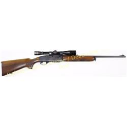 Remington Woodsmaster 740 .308 cal. SN 136821 semi auto rifle with 22" barrel, Lyman sight and box m