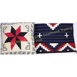Collection of 2 includes nice contemporary Navajo rug purchased on reservation north of Gallup, New 