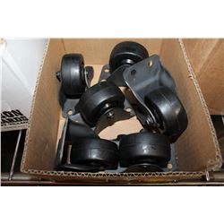 BOX OF CASTORS