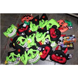 LOT OF HALLOWEEN PADDED MASKS