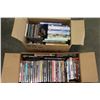 Image 1 : TWO BOES OF DVDS AND CDS
