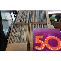 FOUR BOXES OF RECORDS