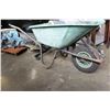Image 1 : GREEN PLASTIC TUB WHEEL BARREL