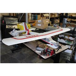 KADET LT40 GAS POWERED MODEL AIRPLANE WITH CRATE OF ACCESSORIES