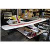 Image 1 : KADET LT40 GAS POWERED MODEL AIRPLANE WITH CRATE OF ACCESSORIES